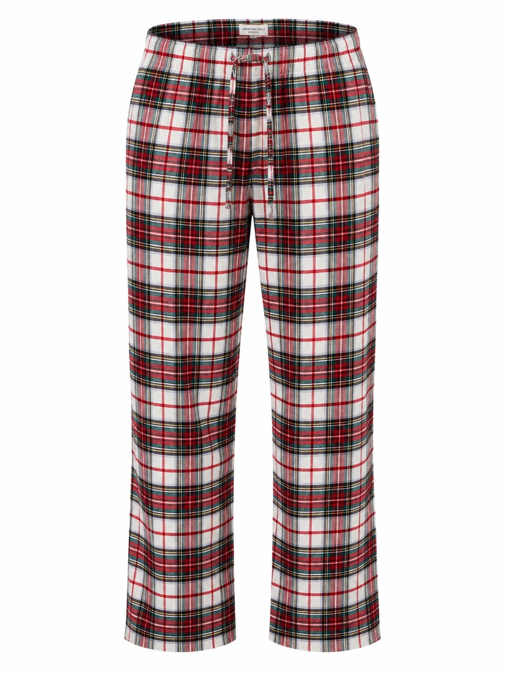 American Eagle Outfitters Red Green White Plaid Lounge Pants